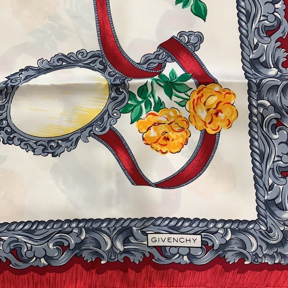 Givenchy 100% Silk Scarf - Picture 2 of 3